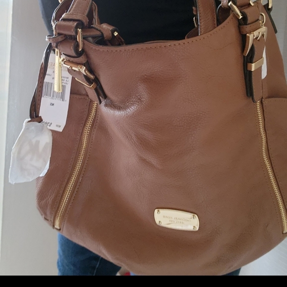 NEW MICHAEL KORS LEATHER BAG - Picture 7 of 8